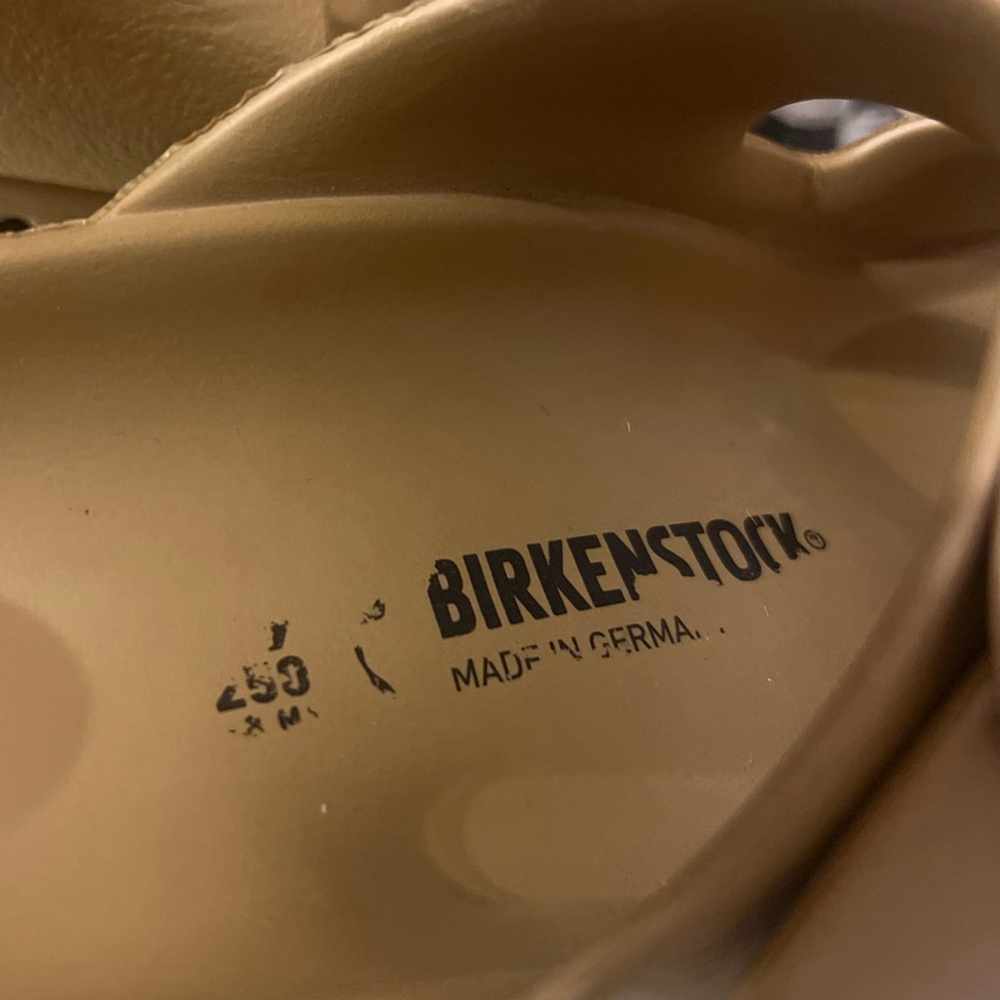 Birkenstock Arizona Eva Gold Sandals Shoes sz 8 - Picture 7 of 11